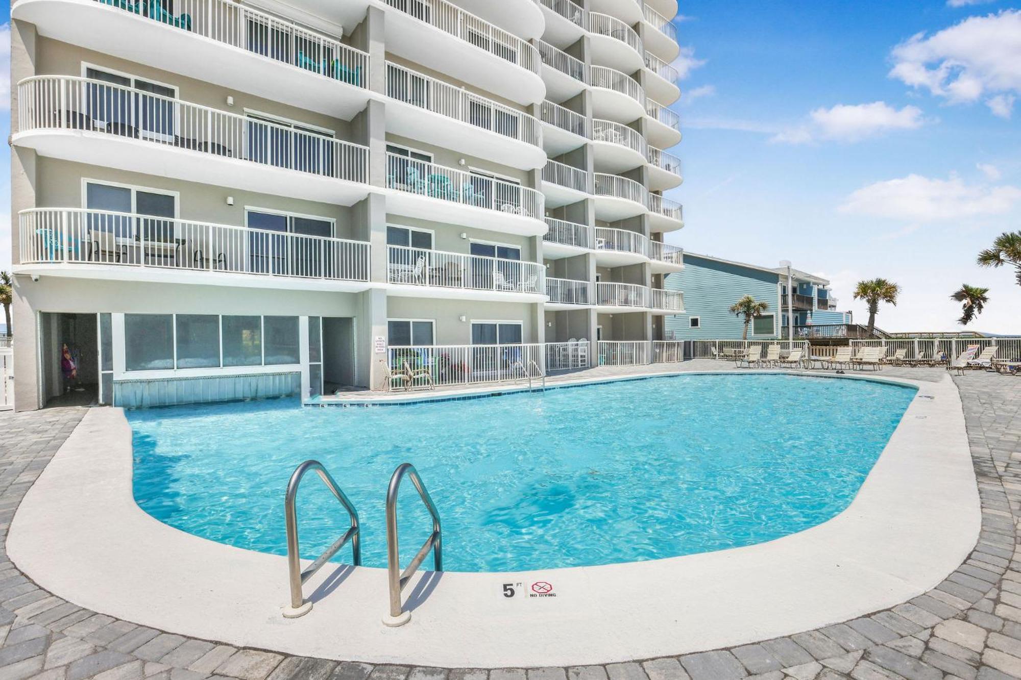 Tradewinds 602- Beachfront Heated Indoor Pool Orange Beach Exteriör bild
